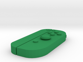 Nintendo Switch Joy-controller right keychain  in Green Processed Versatile Plastic