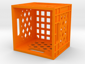1/10 Milk Crate 2018 in Orange Processed Versatile Plastic