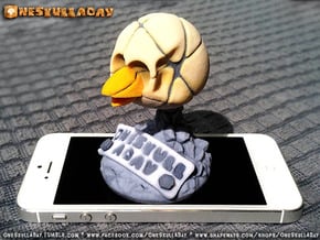 Angry Skull in Full Color Sandstone