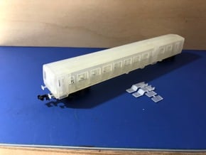 SNCF XR6000 Remorque pour Echelle N (N Gauge XR600 in Smoothest Fine Detail Plastic