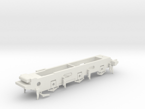LB&SCR E2 - 9.5mm - Gauge 1 - 40mm BtoB - Chassis in White Natural Versatile Plastic