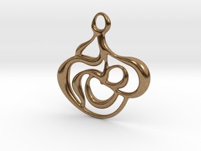 Swirly branches in Natural Brass