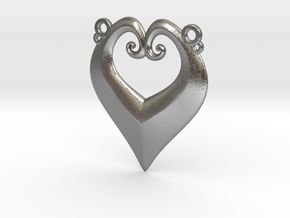 Heart-y in Natural Silver