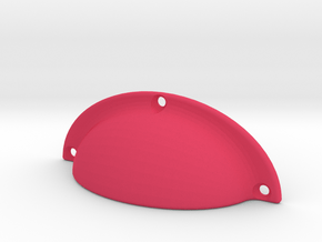  Retro Drawer Handle in Pink Processed Versatile Plastic