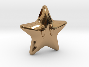 Power Star in Polished Brass