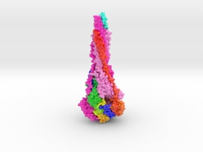 RSV Fusion Glycoprotein Postfusion 3RRR in Glossy Full Color Sandstone: Small