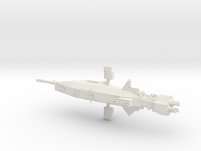 EA Warlock Destroyer Low poly Armada Scale in White Natural Versatile Plastic