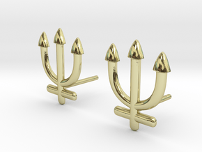 Sailor Neptune earrings in 18k Gold Plated Brass