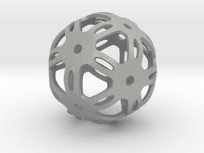 Well Rounded Symmetrical Sphere  in Aluminum: Medium