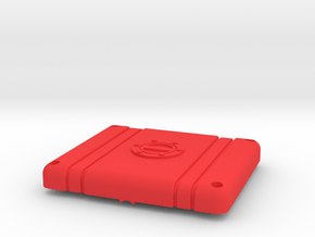 SMT10 Fuel Cell / Electronics Box - Top in Red Processed Versatile Plastic