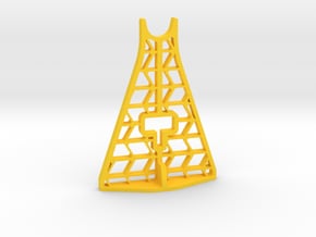 AR60 Jack Stand Upright - Tall in Yellow Processed Versatile Plastic