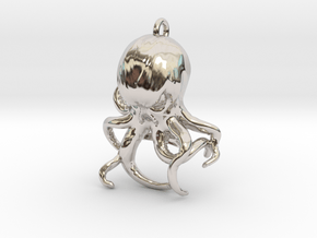 Cthulhu Bottle Opener in Rhodium Plated Brass