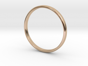 Lonely Band (Various Sizes) in 14k Rose Gold