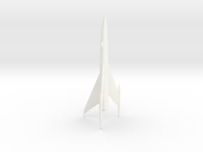 "Space Angel" - Starduster Ship Miniature in White Processed Versatile Plastic