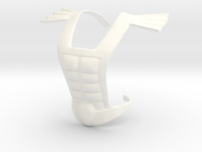 Merman Armor VINTAGE/Origins in White Processed Versatile Plastic
