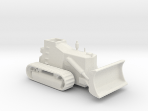 Armoured Bulldozer  d7 1/160 ww2  in White Natural Versatile Plastic