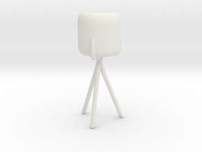 Miniature Gelato Table Lamp - Ligne Roset in White Natural Versatile Plastic: 1:12