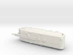 Oshkosh Striker 6x6 with Snozzle arm in White Natural Versatile Plastic: 1:160 - N