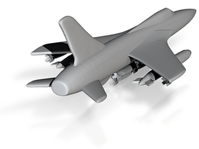 1:350 F-105D fighter bomber in Tan Fine Detail Plastic