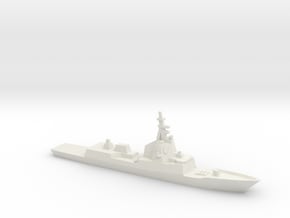 ESPS Álvaro de Bazán-class Frigate, 1/2400 in White Natural Versatile Plastic