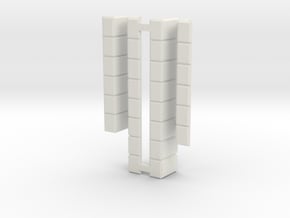 Missile Doors in White Natural Versatile Plastic: 1:60