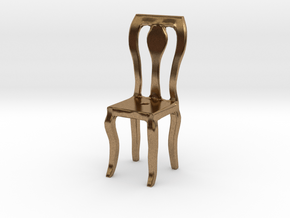 Dining Chair in Natural Brass: Small