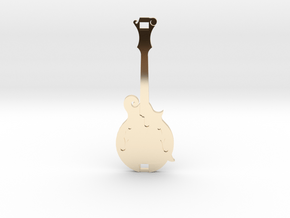 Mandolin Pendant in 14K Yellow Gold