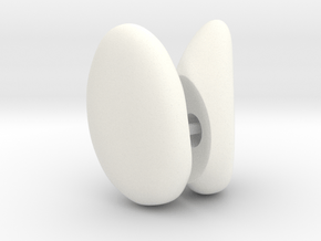 Kirby_Standard_feet_v01 in White Processed Versatile Plastic