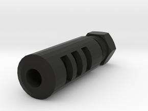 Combat Action Flash Compensator (14mm-) in Black Natural Versatile Plastic