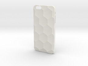 iPhone 6 / 6S Plus Case_Hexagon in White Premium Versatile Plastic
