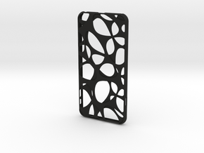iPhone 6 plus / 6S plus Case_Voronoi in Black Premium Versatile Plastic