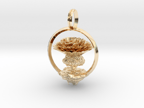 World tree of Aster in 14k Gold Plated Brass