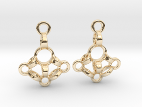 Loops Earrings in 14k Gold Plated Brass