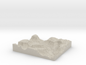 Model of Horse Flat Canyon in Natural Sandstone