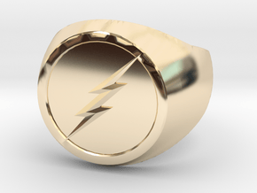 Bolt Ring in 14K Yellow Gold