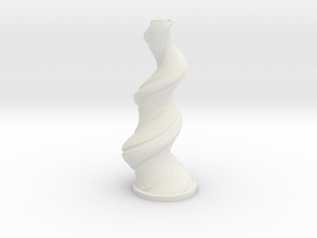 Vase S1920 in White Natural Versatile Plastic