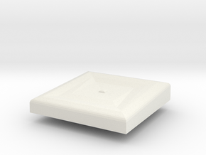 Cushion in White Natural Versatile Plastic