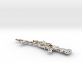Snowtrooper Dengar Rifle Custom in Platinum