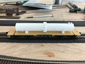 Flatcar Load - Fraction Tower - Zscale in Smooth Fine Detail Plastic