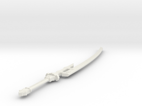 Miniature Virtuous Treaty Sword - Nier Automata in White Natural Versatile Plastic: 1:12