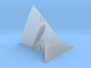 d4 Szilassi Polyhedron in Smooth Fine Detail Plastic