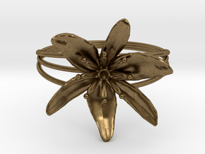 The Lily Ring in Natural Bronze