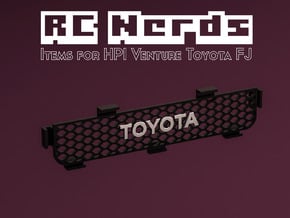 RCN097 Grille part for HPI Venture Toyota FJ  in Tan Fine Detail Plastic