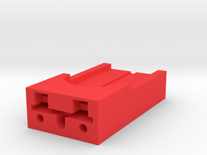 Aftor Spinner Bracket in Red Processed Versatile Plastic