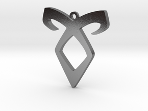 Shadow Hunters Pendant 2 in Polished Silver
