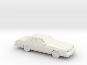 1/43 1979-81 Dodge St Regis in White Natural Versatile Plastic