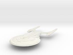 Excalibur Class Battleship small in White Natural Versatile Plastic