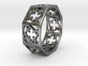 Gothic Window Ring in Polished Silver: 10.5 / 62.75