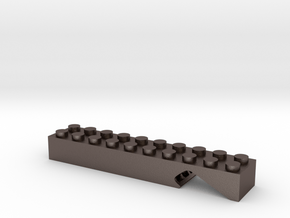 Lego Brick Bottle Opener - Custom in Polished Bronzed Silver Steel