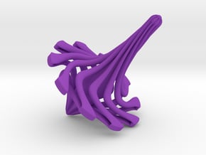 Twisted Perception Top in Purple Processed Versatile Plastic